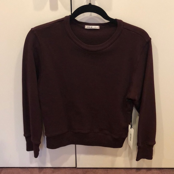 agolde shrunken sweatshirt